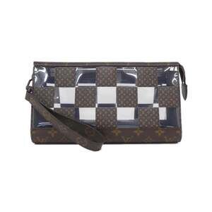 LOUIS VUITTON Brown Monogram Pouch